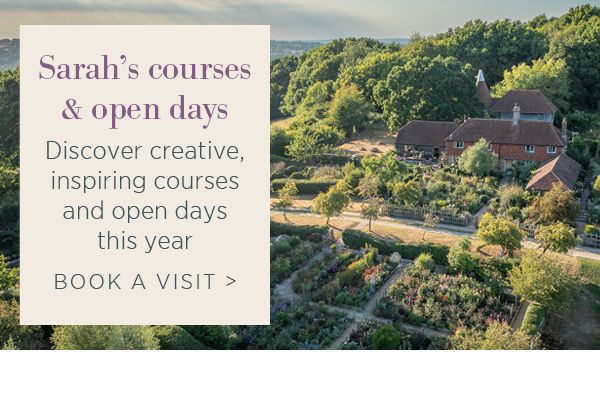 Sarah's courses and open days. Discover creative inspiring courses and open days next year. Book a visit >