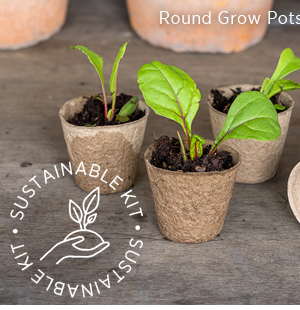 Round grow pots
