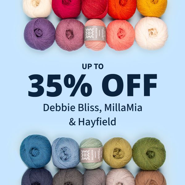 Up to 35% off select yarns