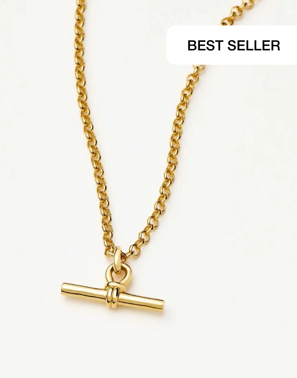 Chunky T-Bar Chain Necklace
