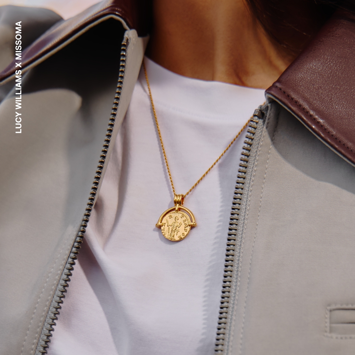 THE ROMAN ARC COIN NECKLACE