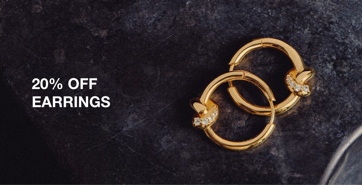 20% off earrings