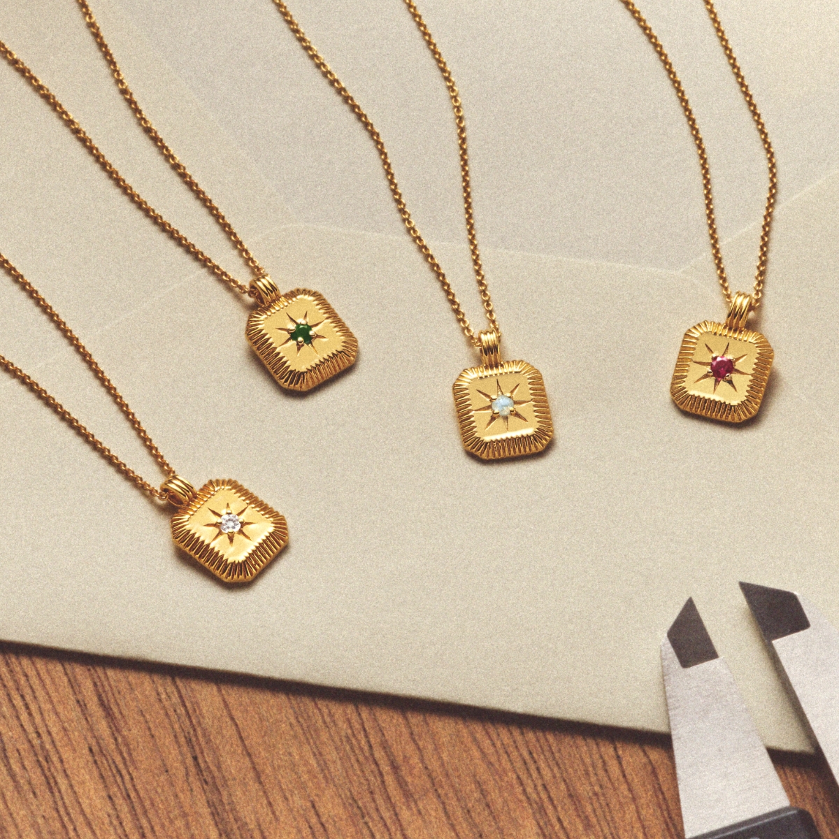 Birthstone Pendant Necklace