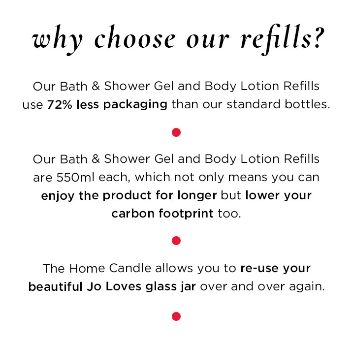 New Sustainable Refills Have Arrived Jo Loves by Jo