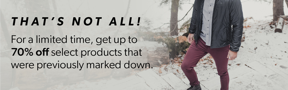 That's Not All! 70% off!