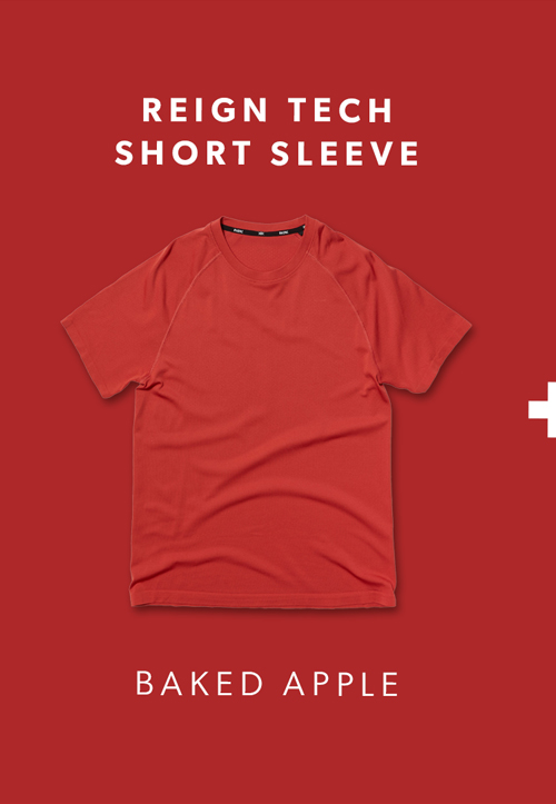 Reign Tech Short Sleeve - Baked Apple