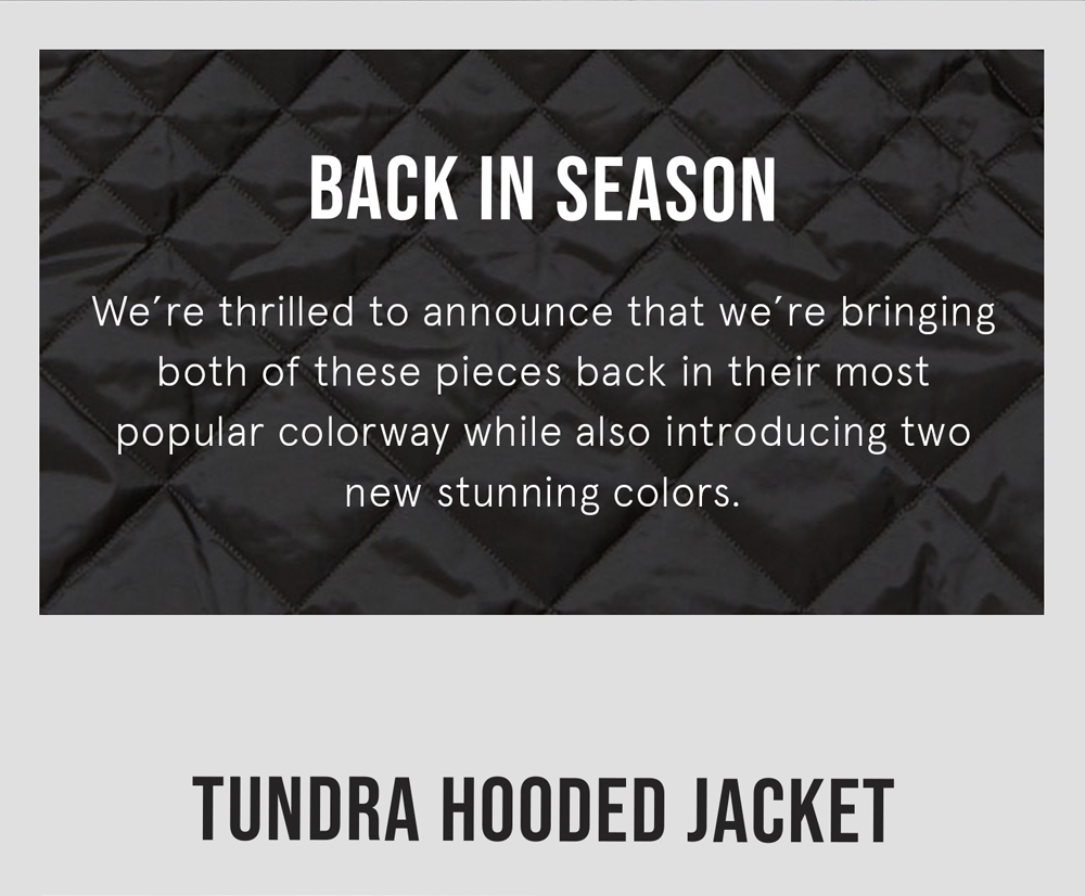 Back In Season