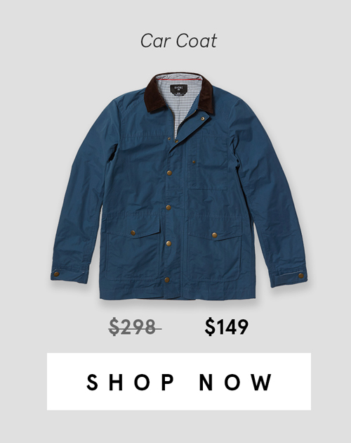 Car Coat - Blue