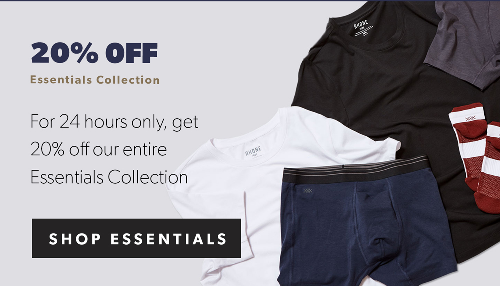 20% Off Essentials Collection