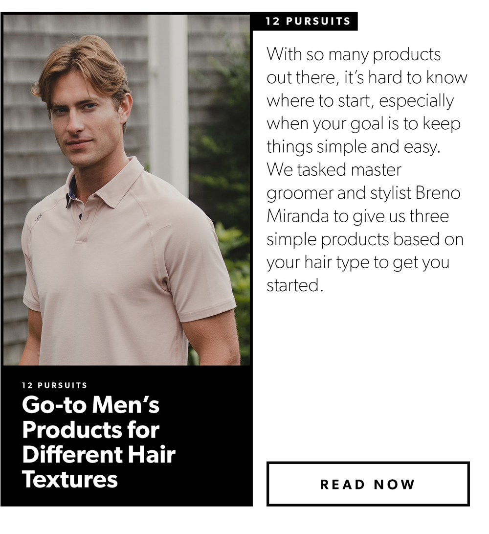 Go-to Men's Products for Different Hair Textures