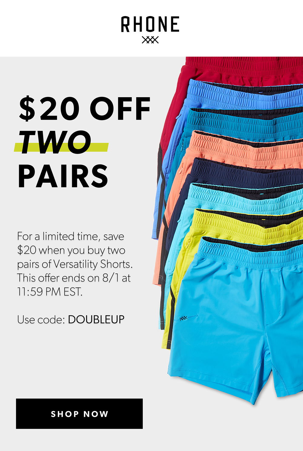 $20 Off Two Pairs