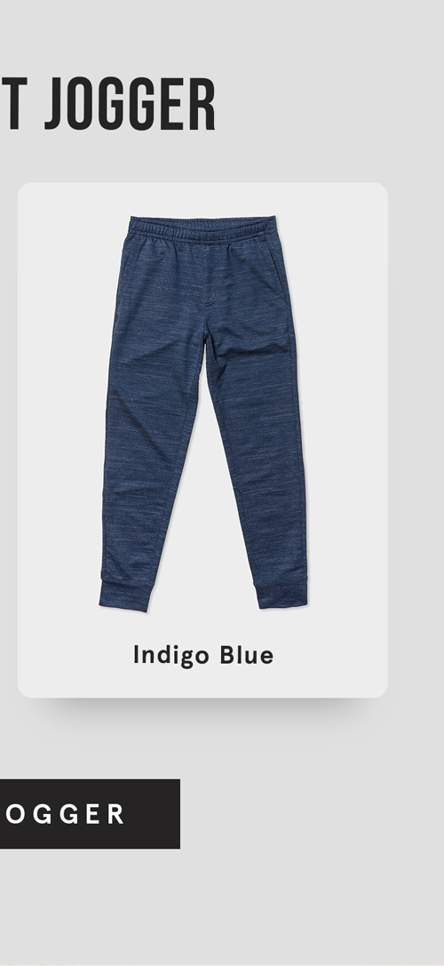 Luxe Knit Jogger - Indigo Blue