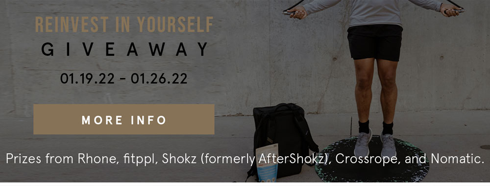 Reinvest In Yourself Giveaway