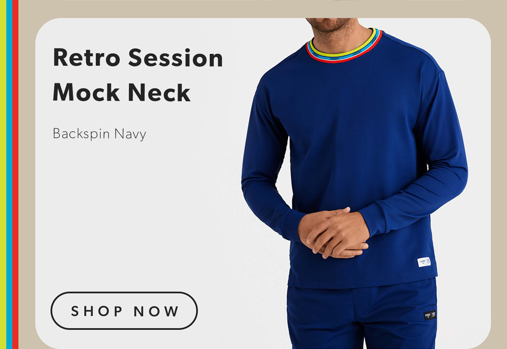 Retro Session Mock Neck