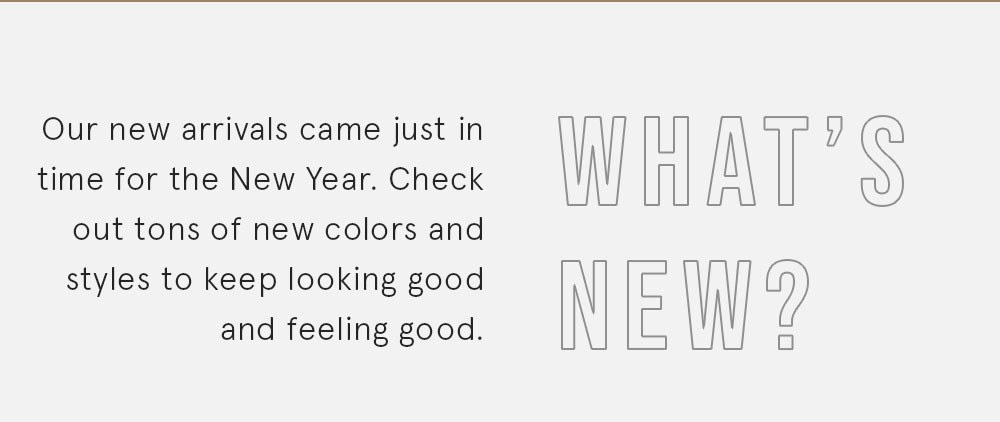 What's New?