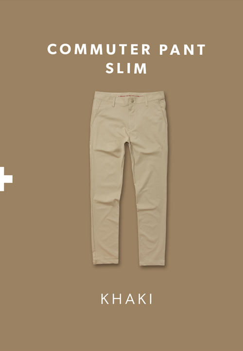 Commuter Pant Slim - Khaki
