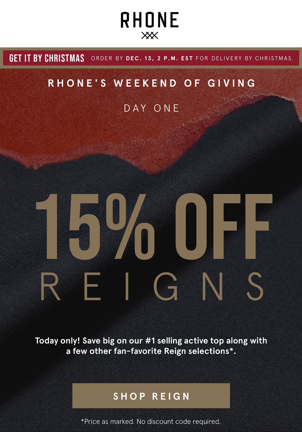15% Off Reigns