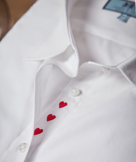 Valentines Day 2024 Limited Edition Shirting Hawes & Curtis