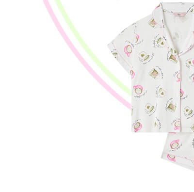 Matcha modal short pyjama set