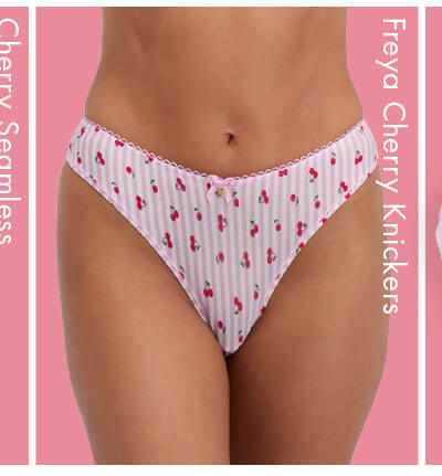 Freya cherry cheeky brazilian knickers