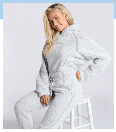 Seamed borg lounge set