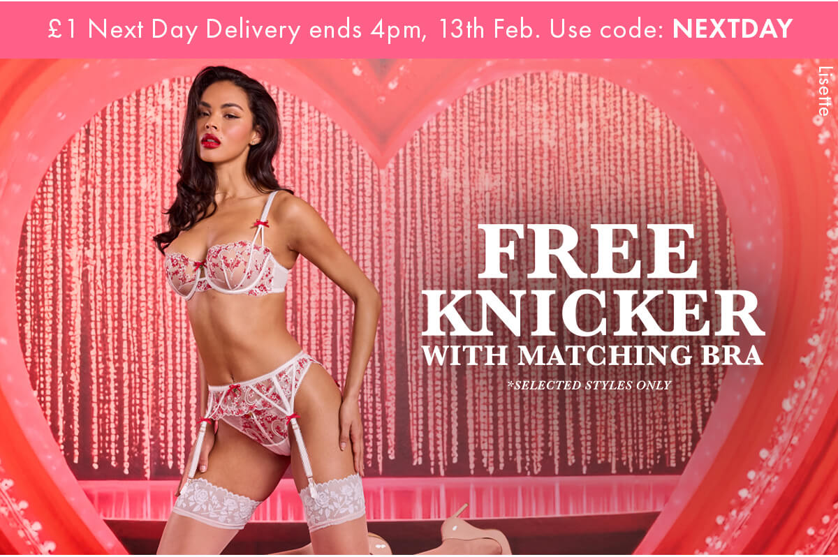 Free knicker with matching bra