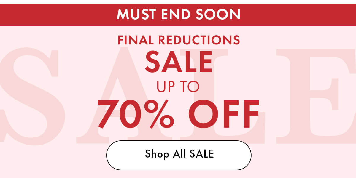 SALE UP TO 70% OFF 