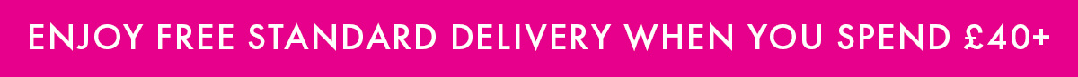 Free Standard Delivery over £40