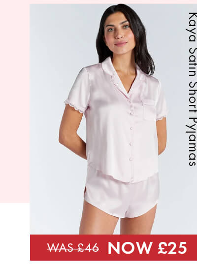 Kaya satin short pyjama set