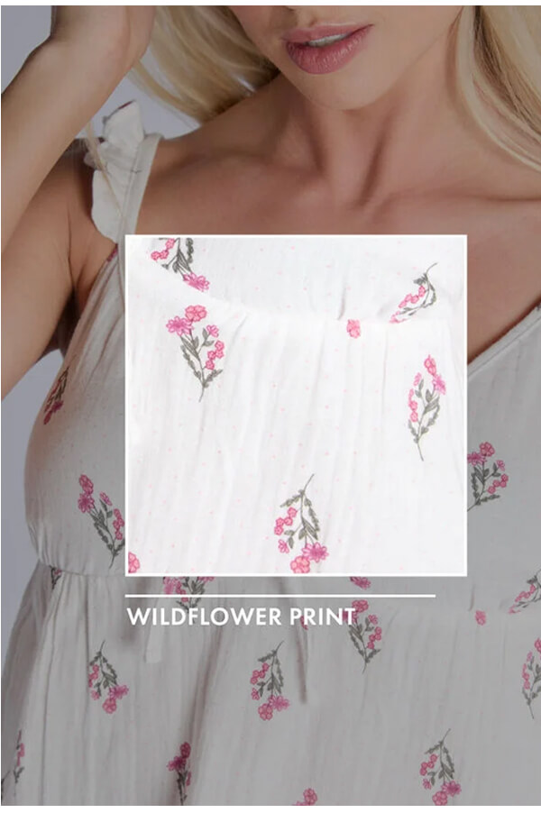 Wildflower cotton cami short pyjama set