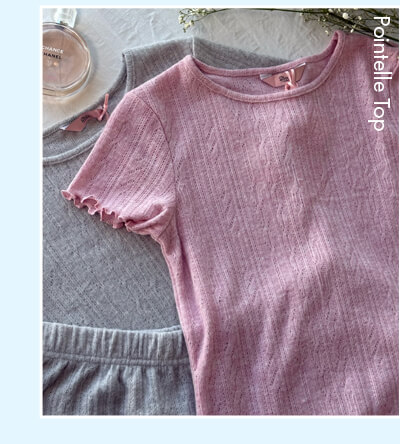 Super soft pointelle top