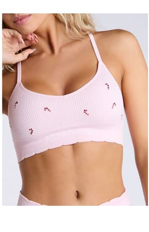 Candy cane bralette