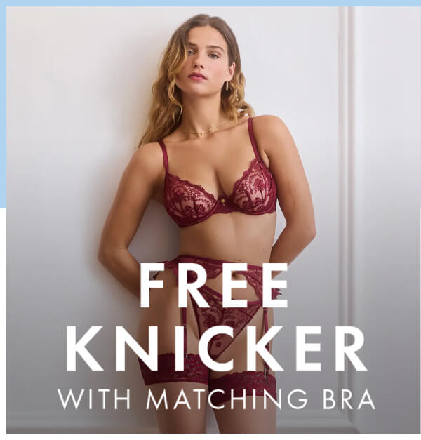 Free knicker with matching bra