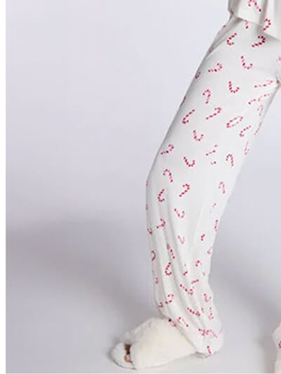 Candy cane modal pyjama set