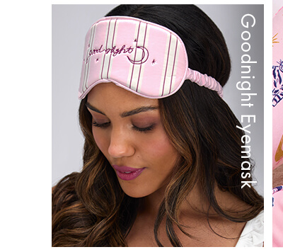 Goodnight striped eyemask