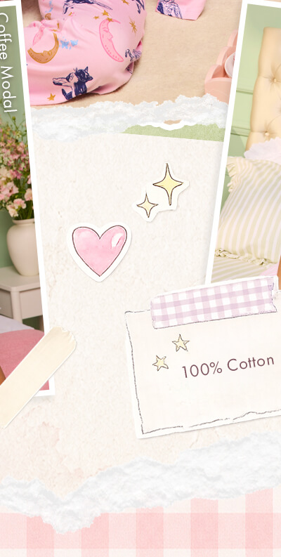 Cat & moon modal long pyjama set