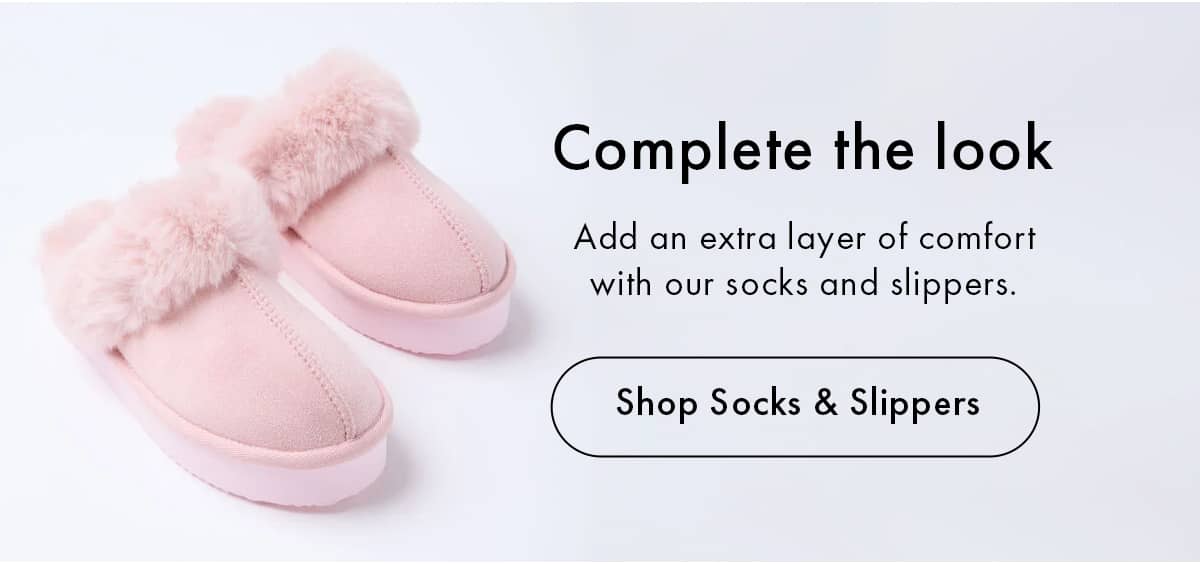 Shop socks and slippers