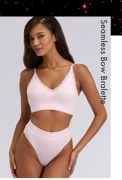 Seamless bow bralette