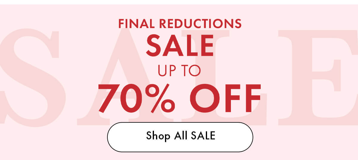 SALE UP TO 70% OFF 