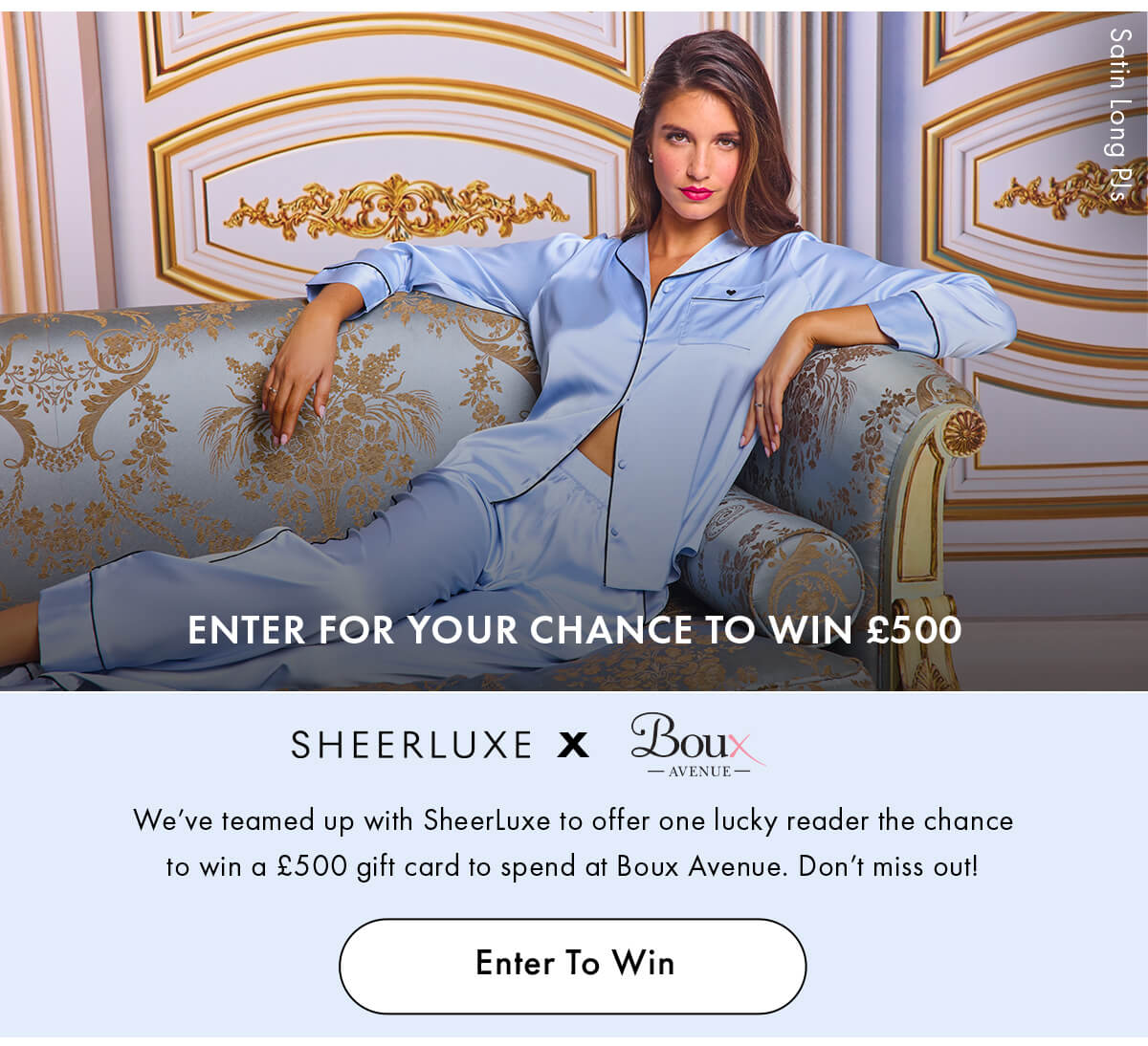SheerLuxe x Boux Avenue 