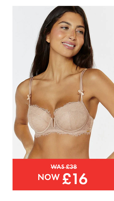 Jamila balconette bra - Champagne