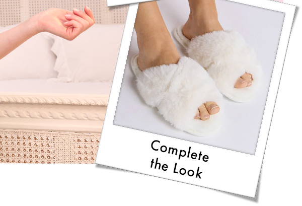 cross band slipper 