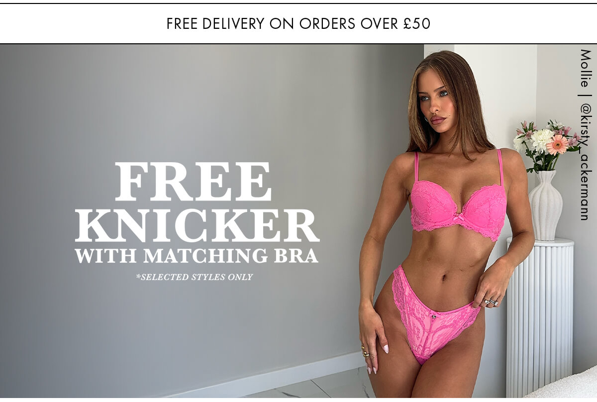 Free knicker with matching bra