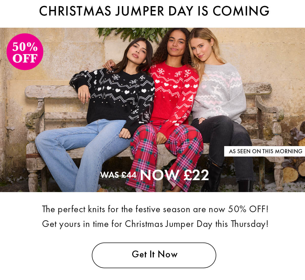 CHRISTMAS JUMPER DAY IS COMING