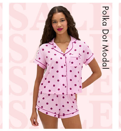 Polka dot modal