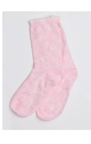 Heart socks in a bag