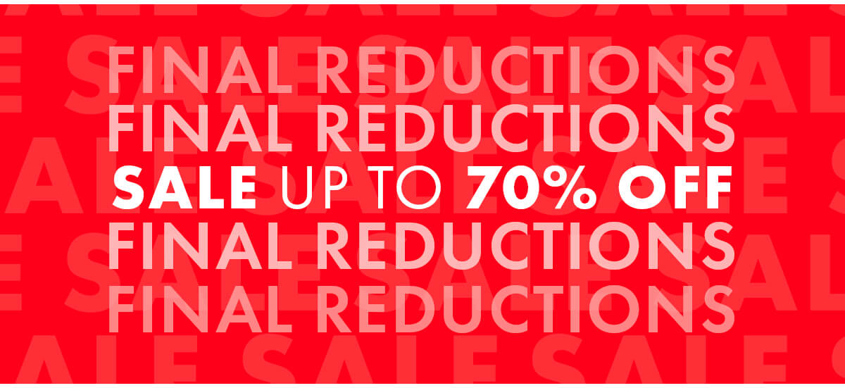 SALE UP TO 70% OFF 