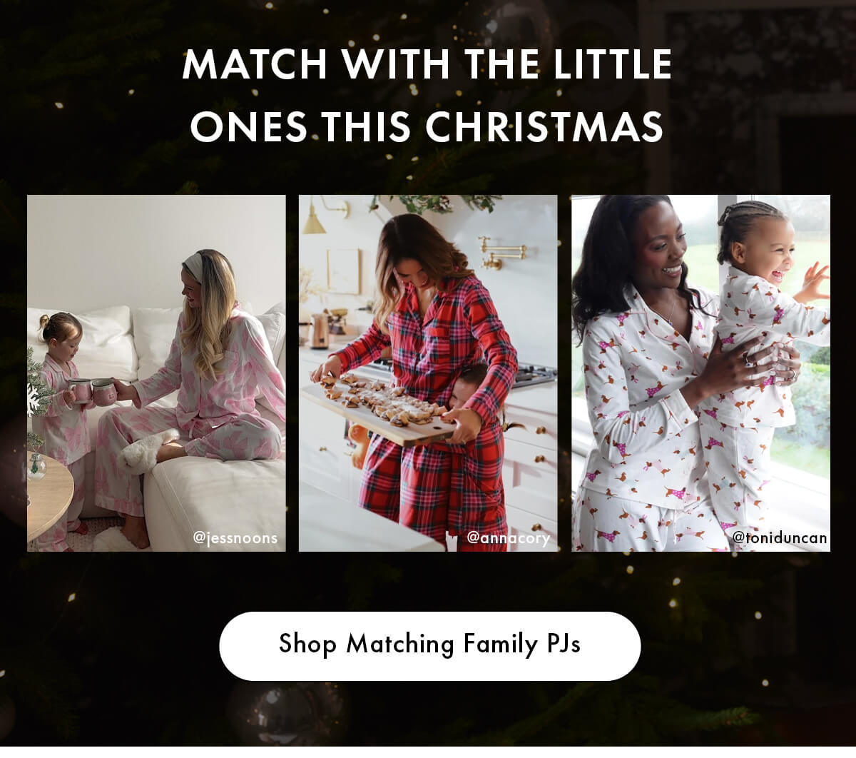 MATCH WITH THE LITTLE ONES THIS CHRISTMAS