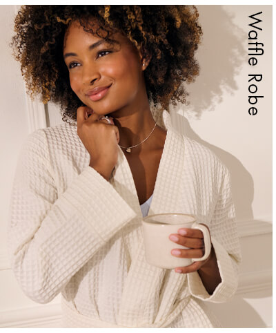 Waffle robe