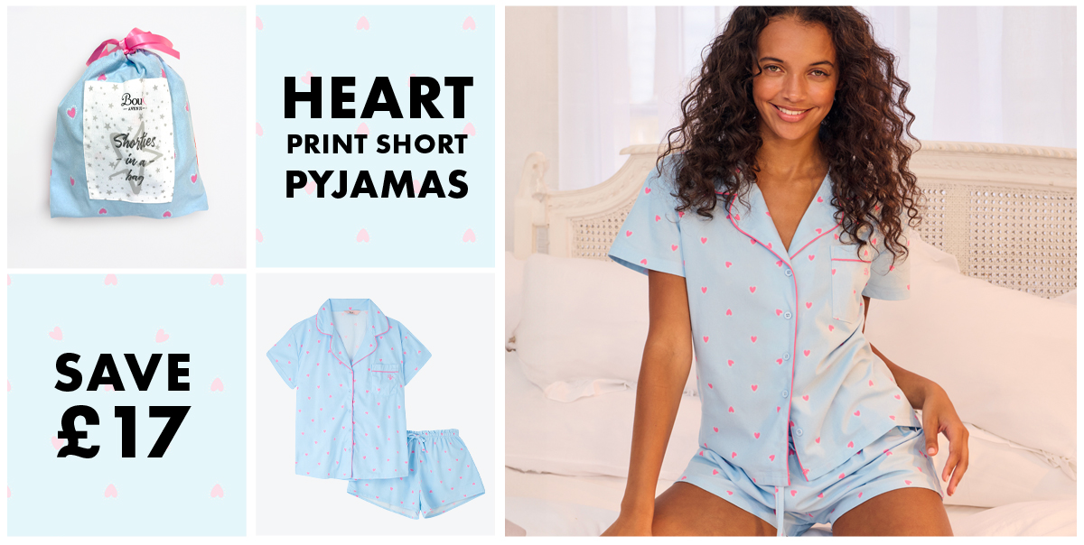 Heart fleece PJs